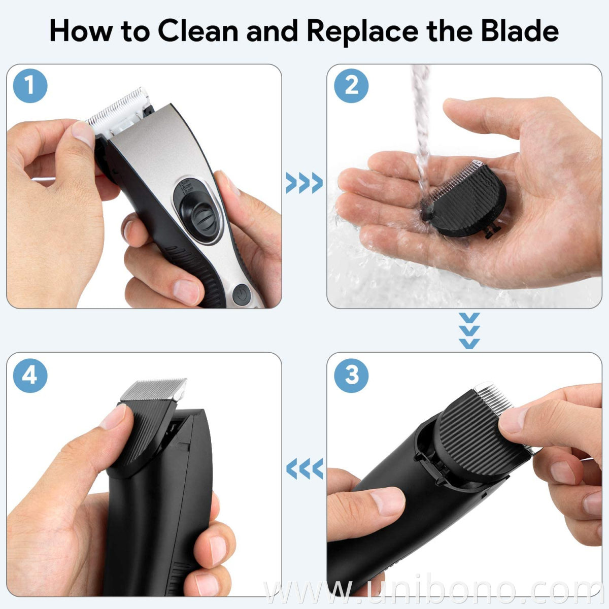 Rechargeable Low noise Pet Hair Clipper